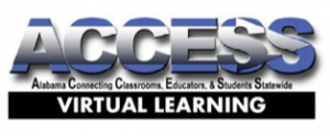 ACCESS Distance Learning logo- Alabama Connecting Classrooms, Educators, and Students Statewide.